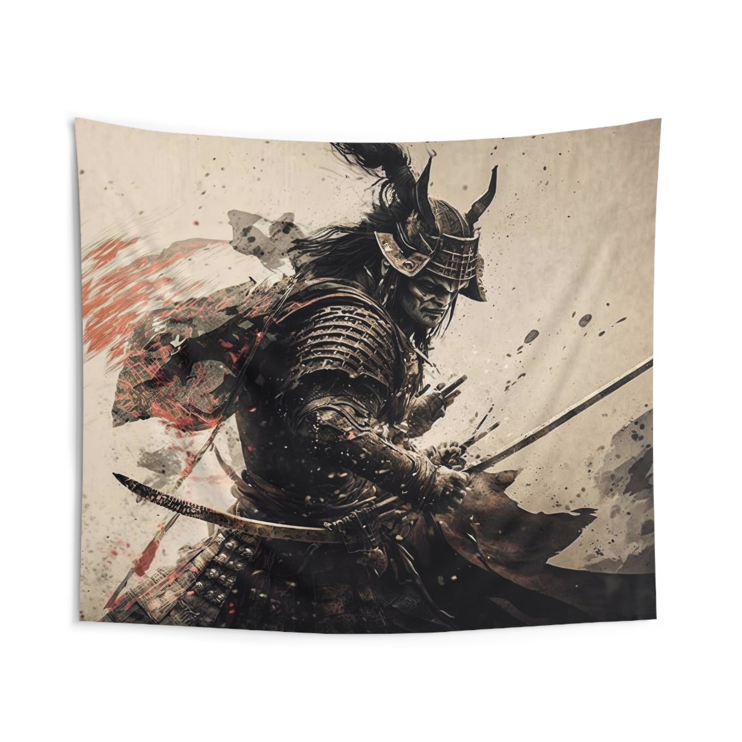 Masked Samurai Tapestry